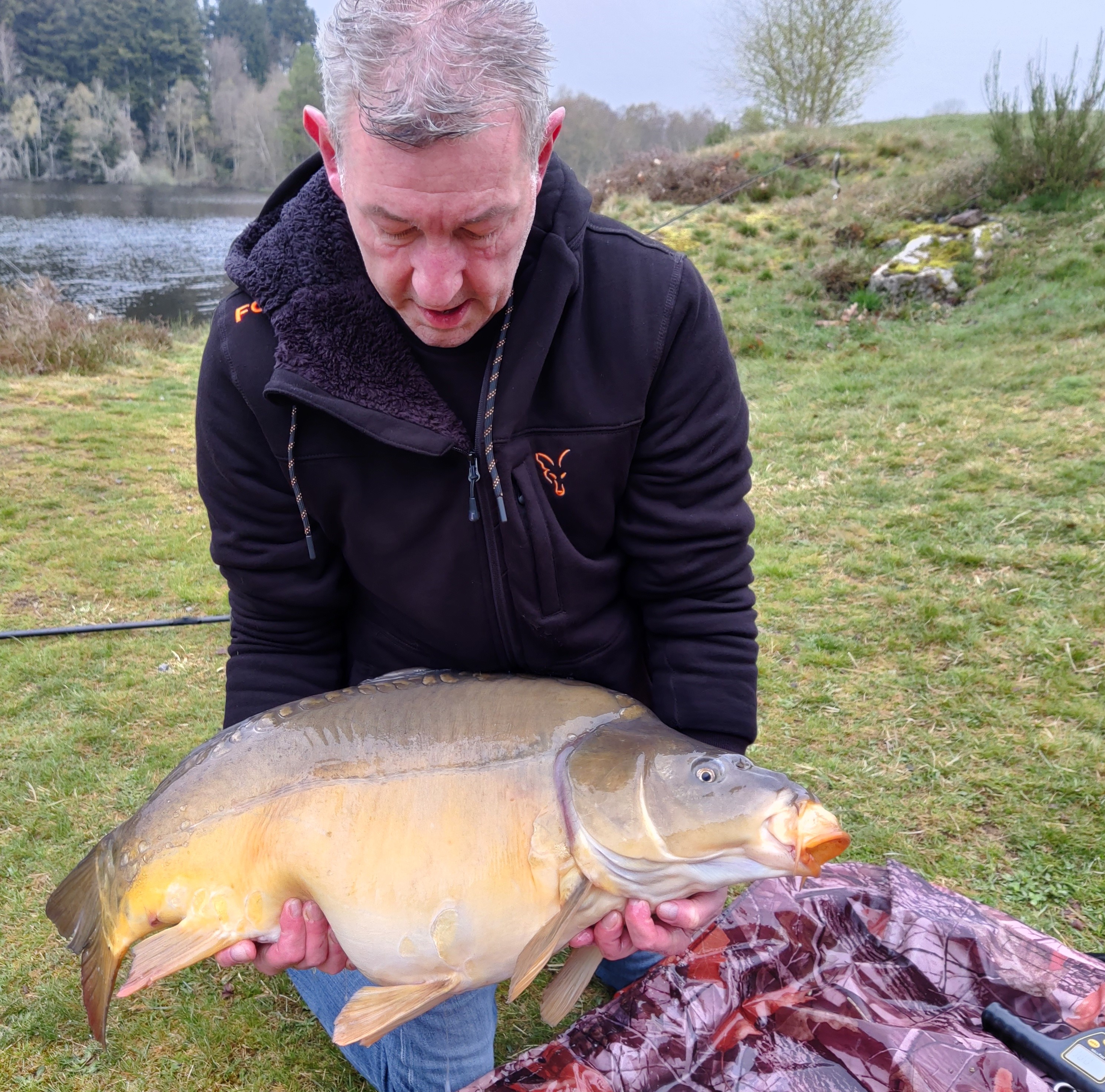 Cyrille Avril 2022, carpe de 15kg